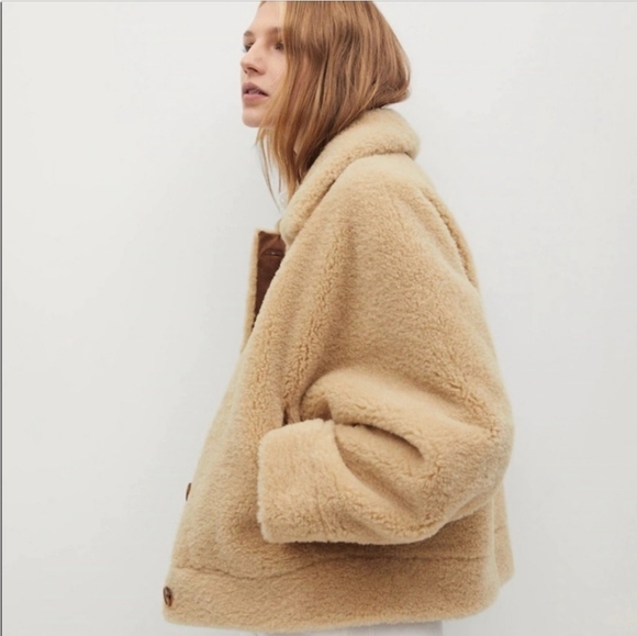 Mango Oversized Sherpa Coat (Brand New With Tag) - Picture 13 of 14